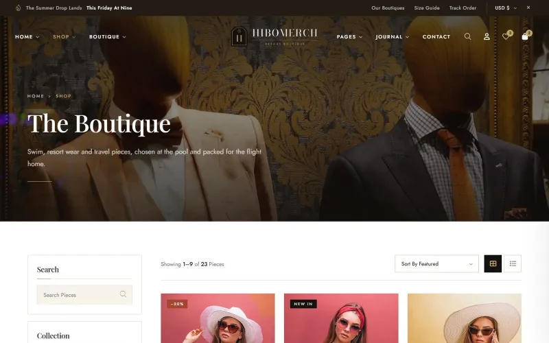 Harbor Portfolio Theme screenshot 2