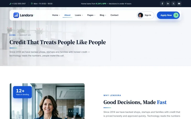 Lumen Agency Theme screenshot 4