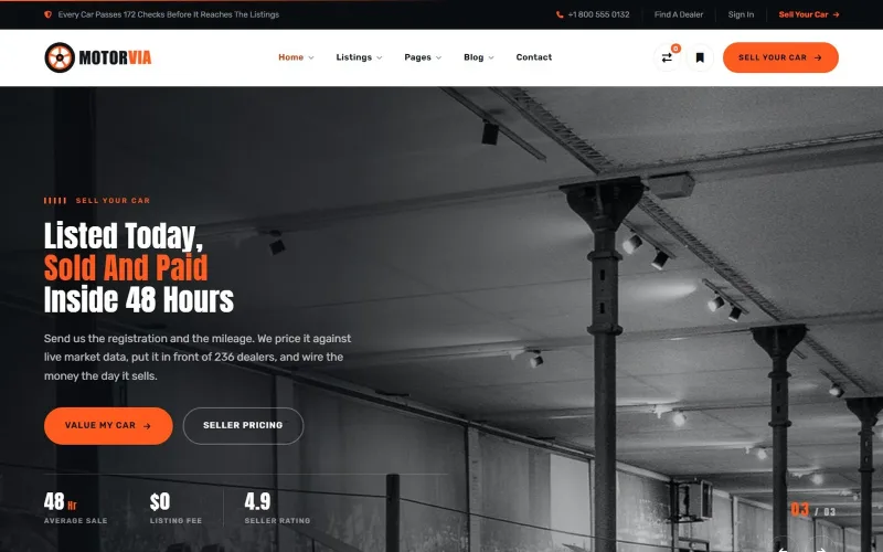 Wild Portfolio Theme screenshot 1