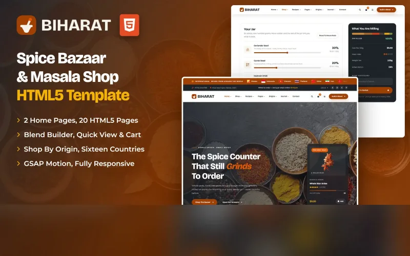 Quartz Restaurant Template